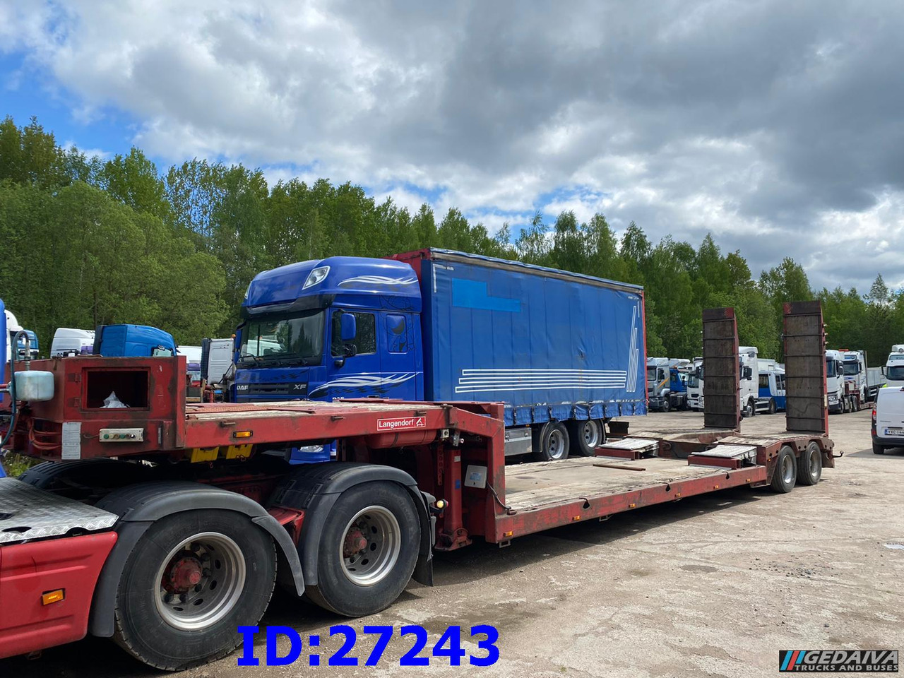 LANGENDORF Satbue 20/28 - Low bed - Sơ mi rơ moóc thùng thấp: hình 1 LANGENDORF Satbue 20/28 - Low bed - Sơ mi rơ moóc thùng thấp: hình 1