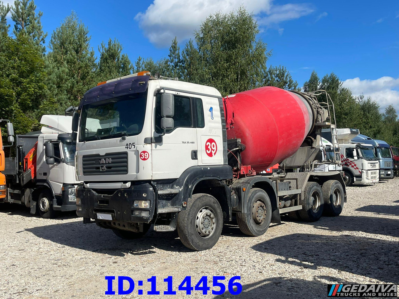 MAN TGA 35.480 8X4 8m3 Manual - Xe trộn bê tông: hình 1 MAN TGA 35.480 8X4 8m3 Manual - Xe trộn bê tông: hình 1