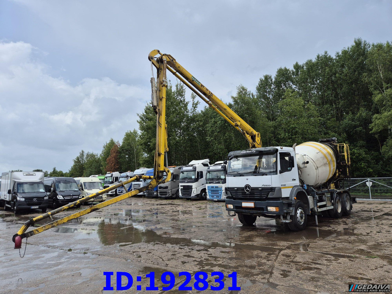 MERCEDES-BENZ Atego 2628 6x4 Schwing 17m 9m3 - Xe bơm bê tông: hình 1 MERCEDES-BENZ Atego 2628 6x4 Schwing 17m 9m3 - Xe bơm bê tông: hình 1