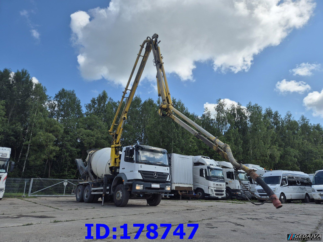 MERCEDES-BENZ Axor 2633 6x4 Schwing 750 - Xe bơm bê tông: hình 3 MERCEDES-BENZ Axor 2633 6x4 Schwing 750 - Xe bơm bê tông: hình 3
