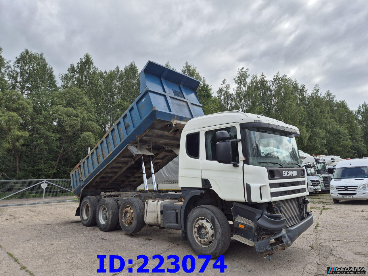SCANIA 124 8x2 - Manual - Full steel - Xe ben: hình 3 SCANIA 124 8x2 - Manual - Full steel - Xe ben: hình 3