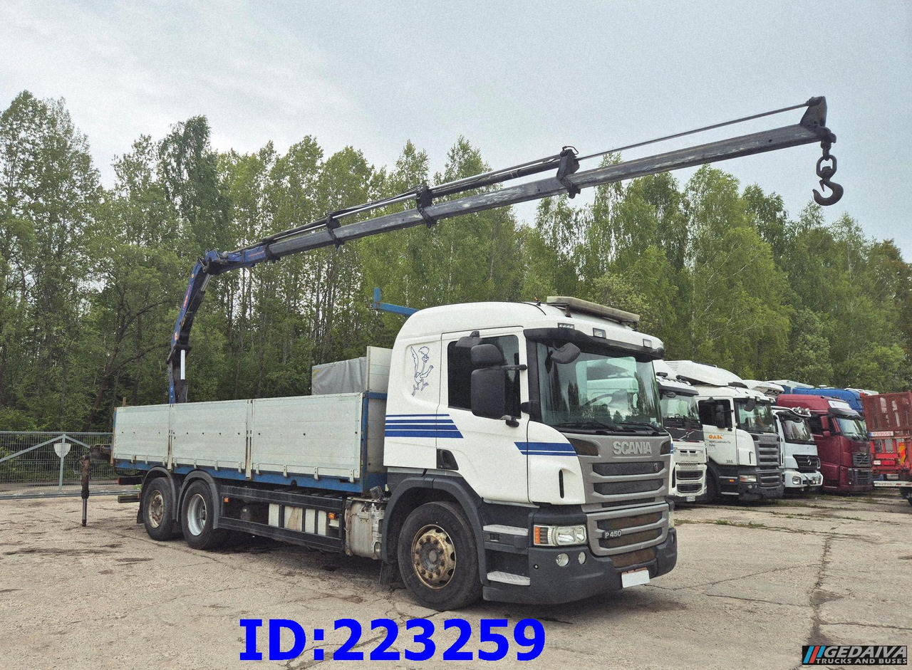 SCANIA P450 6x2 Steering axle Euro6 + PM 13.5SP - Xe tải thùng lửng/ Phẳng: hình 4 SCANIA P450 6x2 Steering axle Euro6 + PM 13.5SP - Xe tải thùng lửng/ Phẳng: hình 4