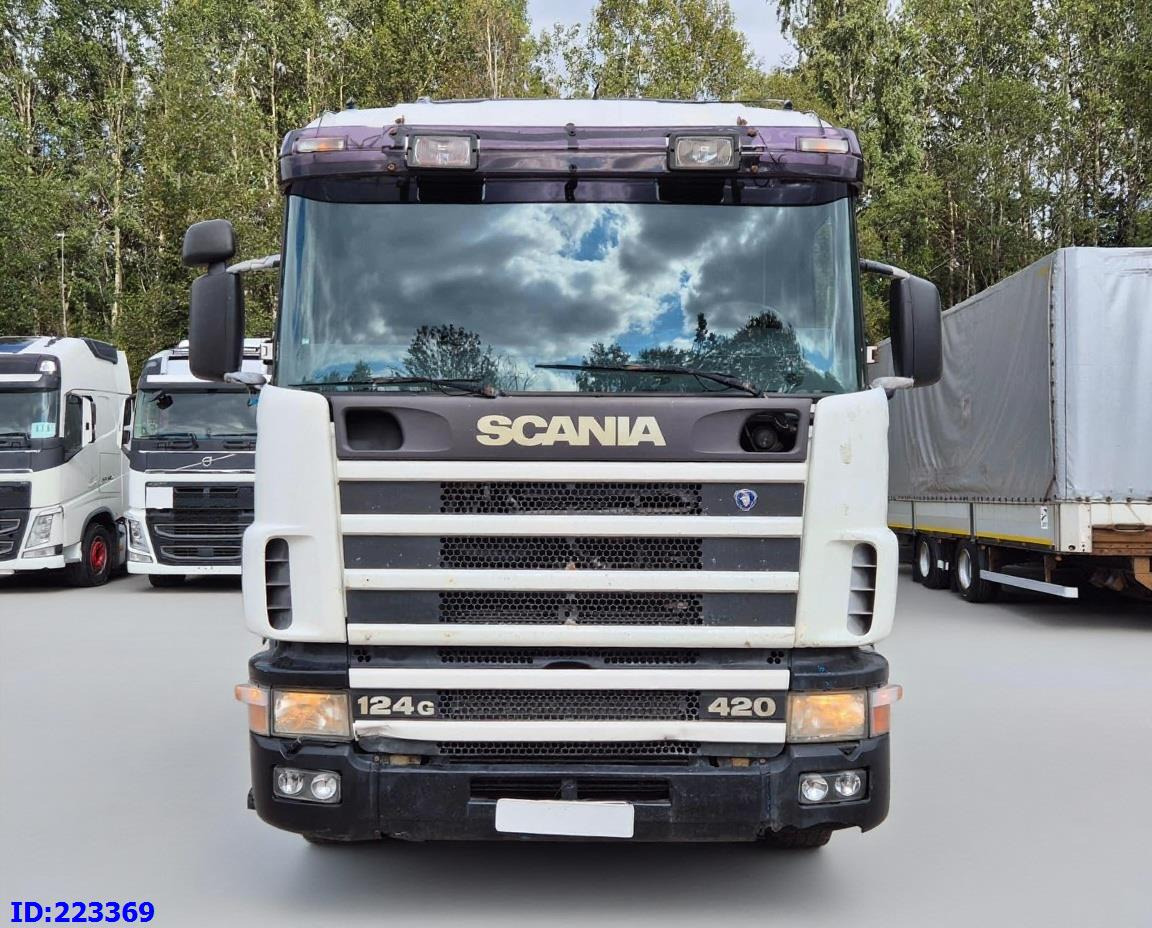 SCANIA R124 420 + Crane HIAB 140AW - Xe ben: hình 2 SCANIA R124 420 + Crane HIAB 140AW - Xe ben: hình 2