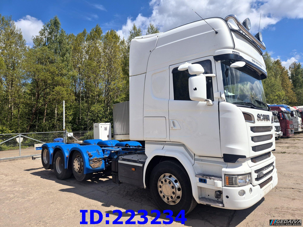 SCANIA R580 8X2 - Steering axle - Euro6 - Xe tải khung gầm: hình 4 SCANIA R580 8X2 - Steering axle - Euro6 - Xe tải khung gầm: hình 4