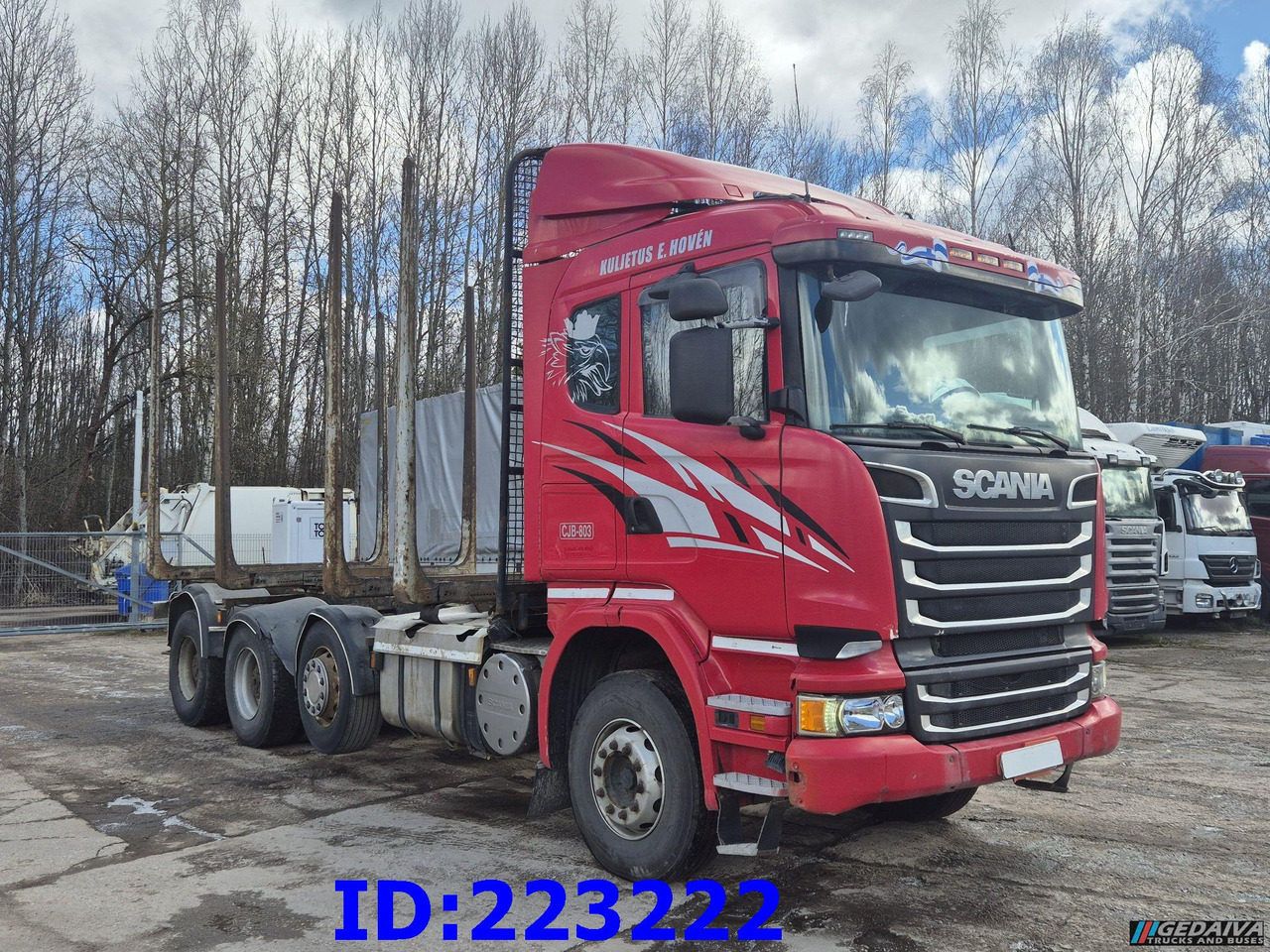 SCANIA R620 - 8x4 - Steering axle - Xe chở gỗ: hình 4 SCANIA R620 - 8x4 - Steering axle - Xe chở gỗ: hình 4