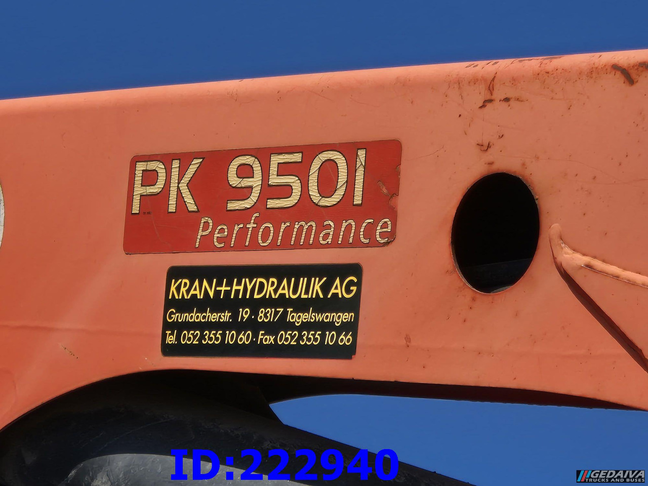 VOLVO FH12 420HP + Crane Palfinger PK9501 - Xe tải thùng lửng/ Phẳng: hình 5 VOLVO FH12 420HP + Crane Palfinger PK9501 - Xe tải thùng lửng/ Phẳng: hình 5