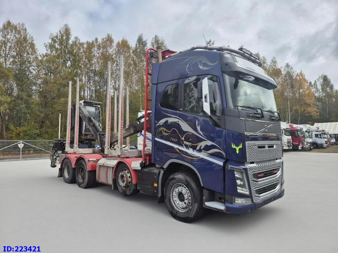 VOLVO FH16 750HP 8x4 + KESLA CRANE - Xe chở gỗ: hình 4 VOLVO FH16 750HP 8x4 + KESLA CRANE - Xe chở gỗ: hình 4
