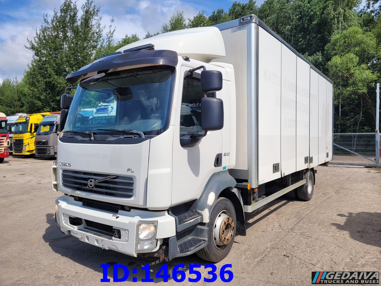VOLVO FL 240HP - 4x2 - Manual - Euro5 - Xe tải hộp: hình 1 VOLVO FL 240HP - 4x2 - Manual - Euro5 - Xe tải hộp: hình 1