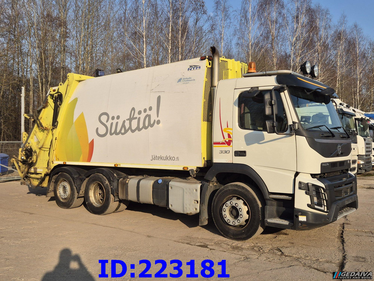 VOLVO FMX 11 330HP 6x2 (Steering axel) - Euro6 - Xe tải chở rác: hình 4 VOLVO FMX 11 330HP 6x2 (Steering axel) - Euro6 - Xe tải chở rác: hình 4