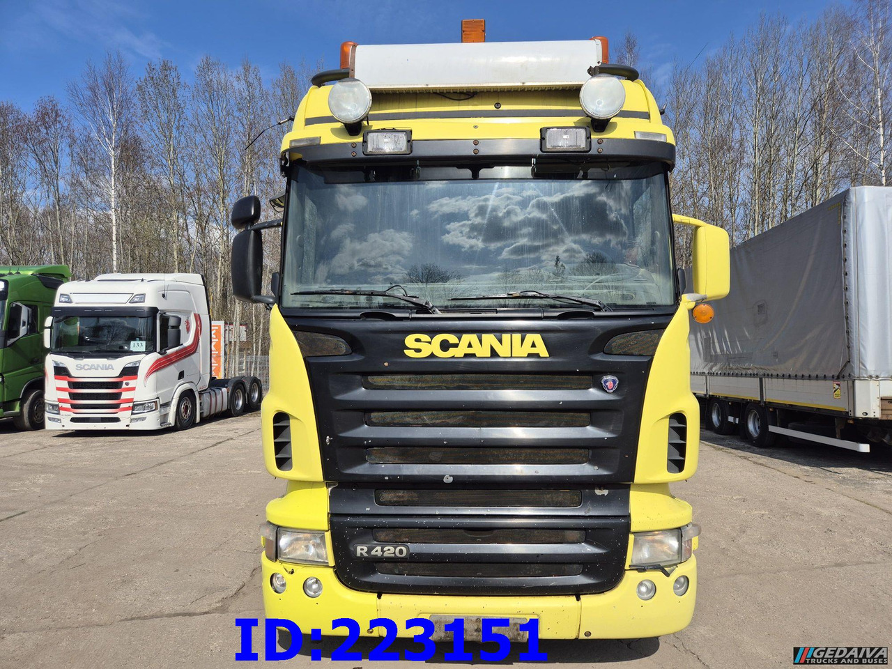 SCANIA R420 6x2 + Crane Palfinger PK23500 - Xe đầu kéo: hình 2 SCANIA R420 6x2 + Crane Palfinger PK23500 - Xe đầu kéo: hình 2