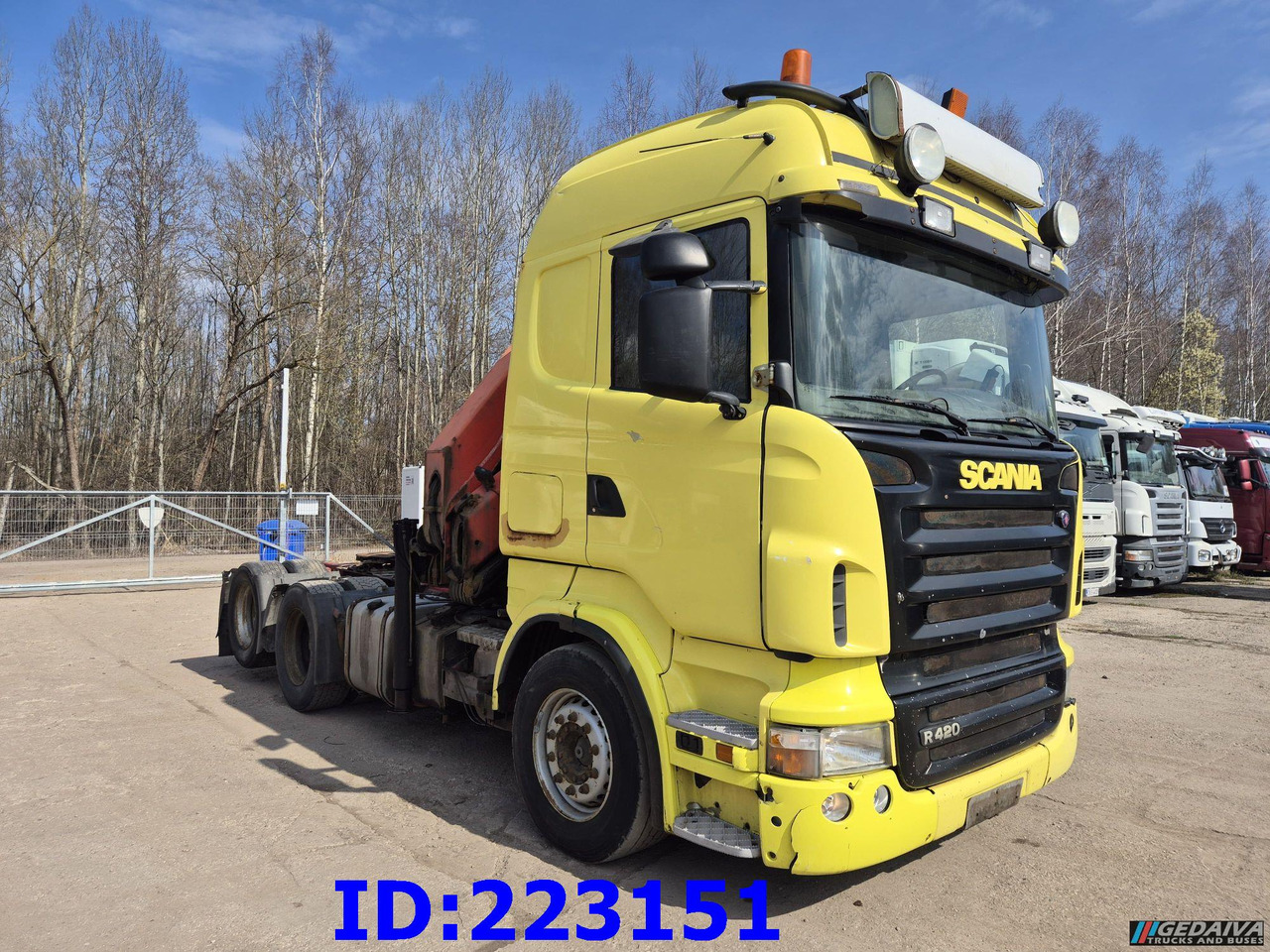 SCANIA R420 6x2 + Crane Palfinger PK23500 - Xe đầu kéo: hình 4 SCANIA R420 6x2 + Crane Palfinger PK23500 - Xe đầu kéo: hình 4