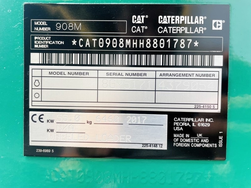 Caterpillar 908M (3637) - Máy xúc lật bánh lốp: hình 3 Caterpillar 908M (3637) - Máy xúc lật bánh lốp: hình 3