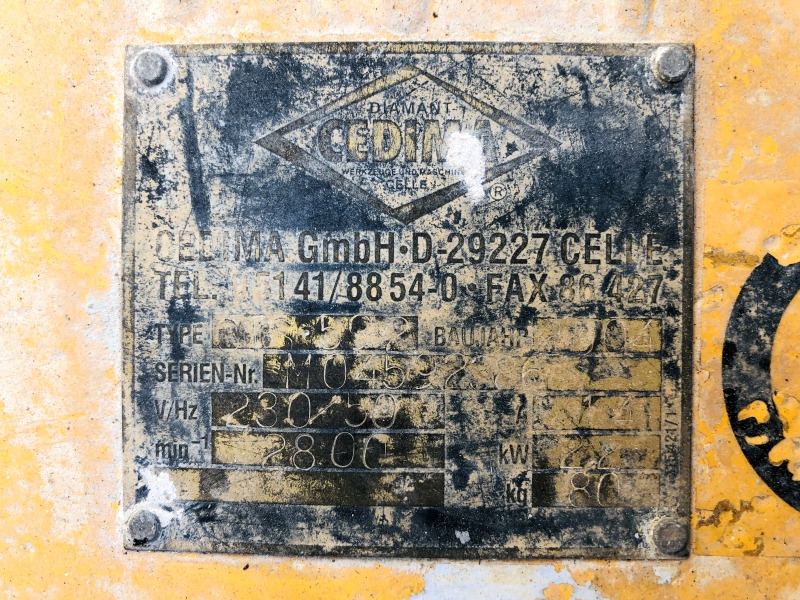 Cedima CTS 59.2 (2603) - Trang thiết bị xây dựng: hình 3 Cedima CTS 59.2 (2603) - Trang thiết bị xây dựng: hình 3