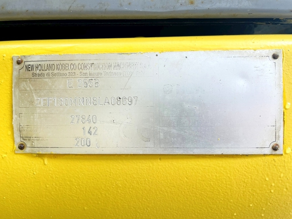 Kobelco - New Holland E265B (4000) - Máy xúc bánh xích: hình 3 Kobelco - New Holland E265B (4000) - Máy xúc bánh xích: hình 3