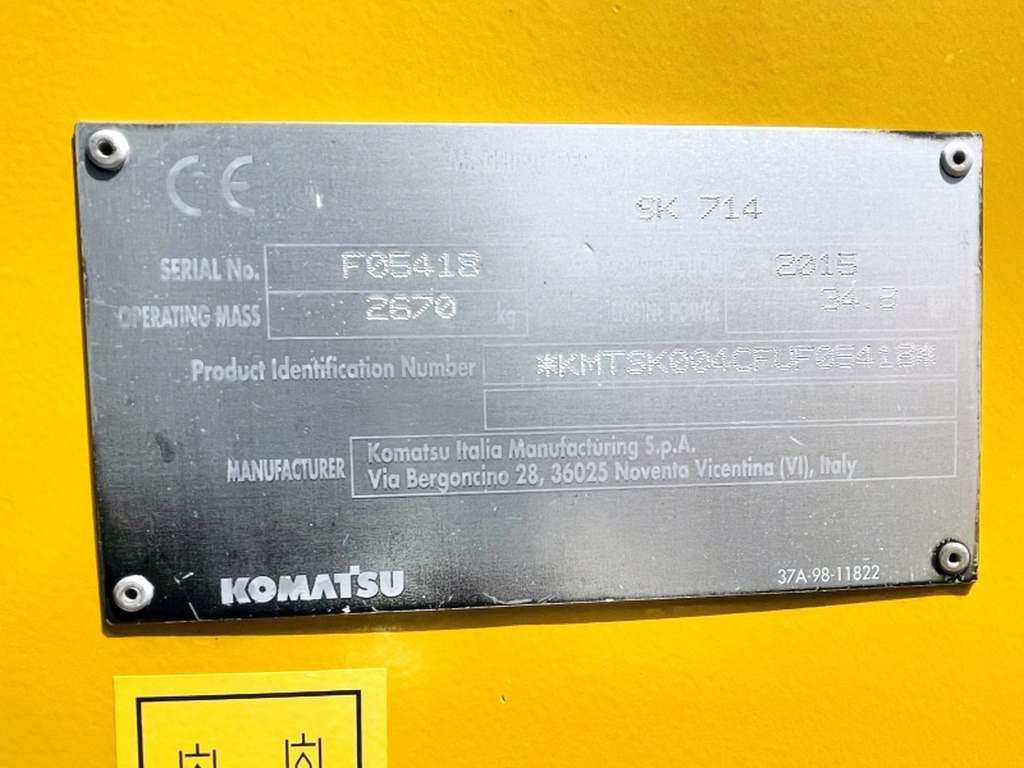 Komatsu SK714 (4012) - Máy xúc lật đa năng: hình 3 Komatsu SK714 (4012) - Máy xúc lật đa năng: hình 3