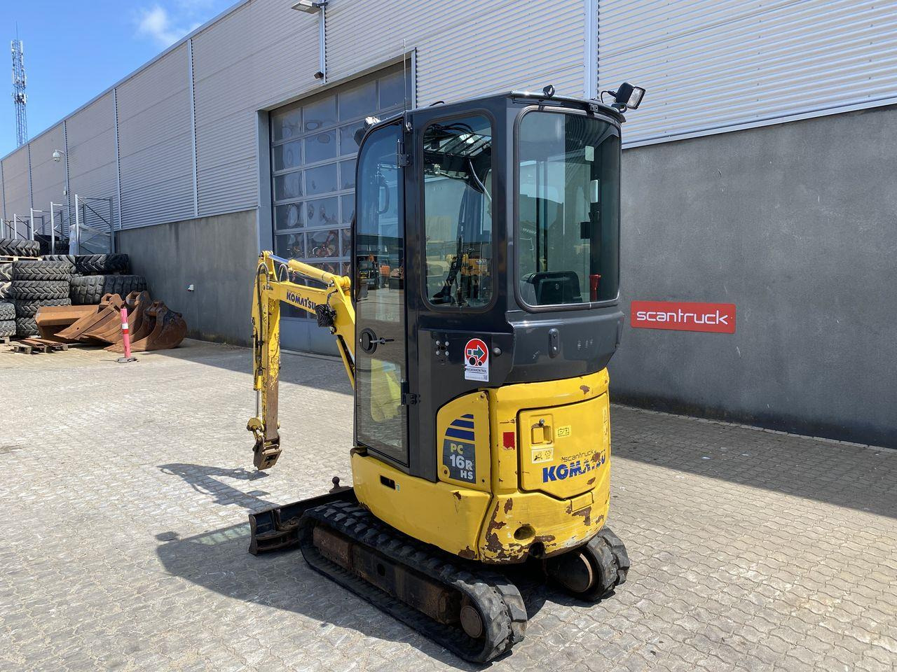 Komatsu PC16R-3HS - Máy xúc mini: hình 2 Komatsu PC16R-3HS - Máy xúc mini: hình 2