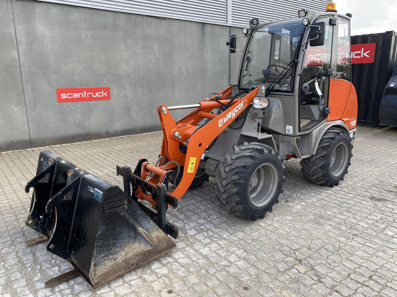 Weycor AR320 Cab - Máy xúc lật mini gấp khúc: hình 1 Weycor AR320 Cab - Máy xúc lật mini gấp khúc: hình 1