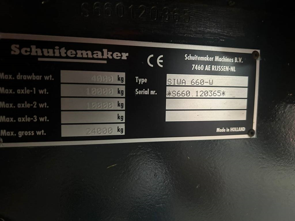 Schuitemaker SW 660 Silagewagen - Toa kéo trang trại: hình 4 Schuitemaker SW 660 Silagewagen - Toa kéo trang trại: hình 4