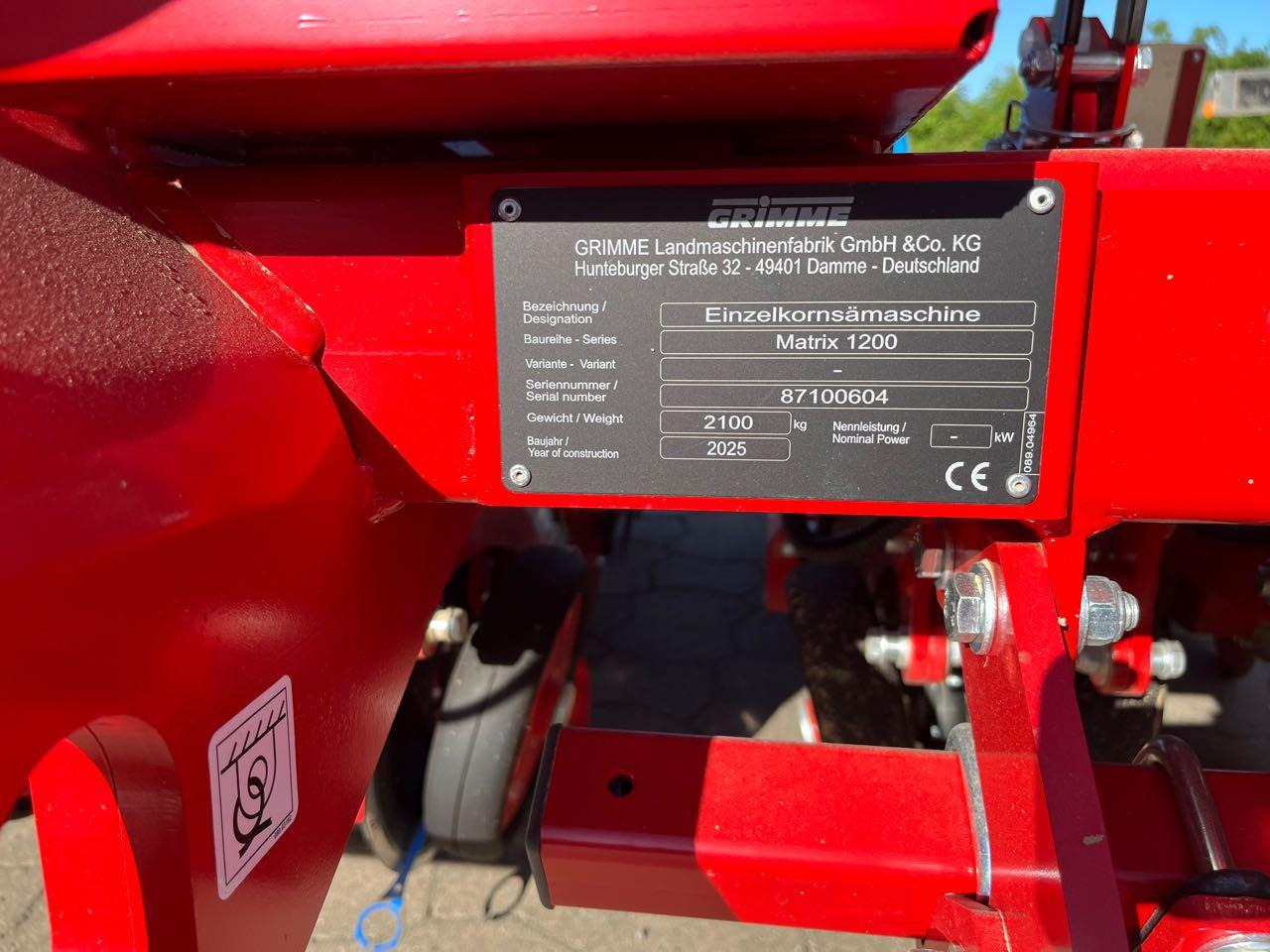 Grimme Matrix 1200 - Máy gieo hạt chính xác: hình 2 Grimme Matrix 1200 - Máy gieo hạt chính xác: hình 2