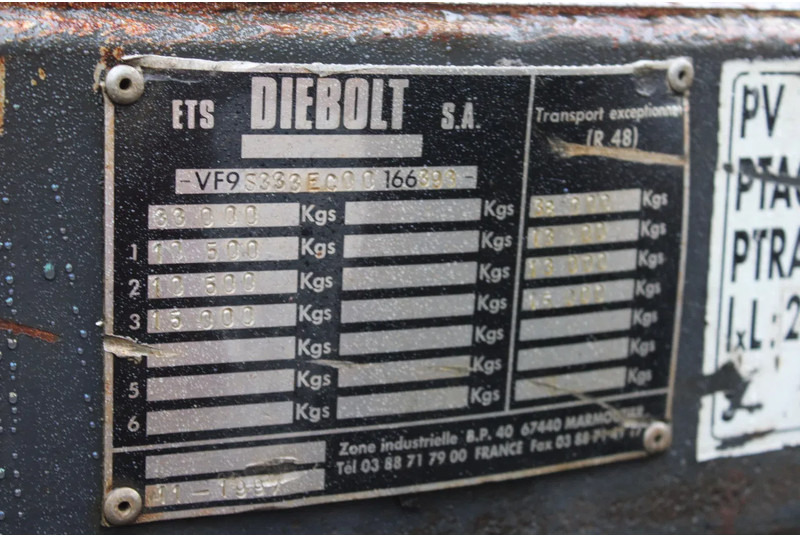 DIEBOLT 2 AXEL BPW wood - Sơ mi rơ moóc chở gỗ: hình 4 DIEBOLT 2 AXEL BPW wood - Sơ mi rơ moóc chở gỗ: hình 4