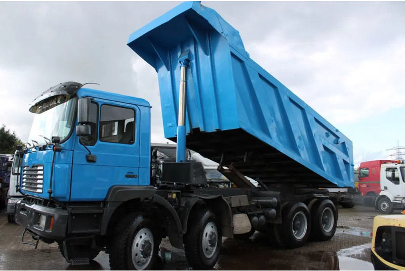 MAN 50 .414 + 8X4 + SPRING SPRING + MANUAL - Xe ben: hình 3 MAN 50 .414 + 8X4 + SPRING SPRING + MANUAL - Xe ben: hình 3