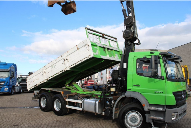Mercedes-Benz Axor 2633 + TIPPER + HIAB 144 + REMOTE + MANUAL + 6x4 - Xe ben, Xe cẩu tự hành: hình 3 Mercedes-Benz Axor 2633 + TIPPER + HIAB 144 + REMOTE + MANUAL + 6x4 - Xe ben, Xe cẩu tự hành: hình 3