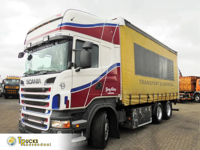 Scania R500 V8 + Euro 5 + Retarder + Lift + 6x2 - Xe tải thùng mui bạt: hình 1 Scania R500 V8 + Euro 5 + Retarder + Lift + 6x2 - Xe tải thùng mui bạt: hình 1