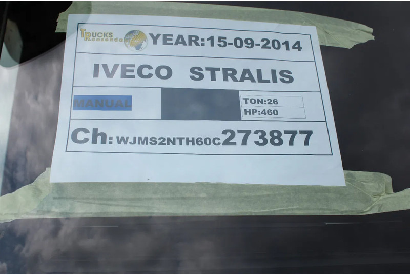 Xe đầu kéo Iveco Stralis 460 + 6X2 + RETARDER + EURO 6 + SPOILERS: hình 17