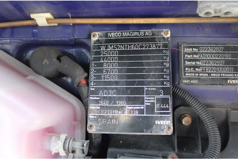 Xe đầu kéo Iveco Stralis 460 + 6X2 + RETARDER + EURO 6 + SPOILERS: hình 6