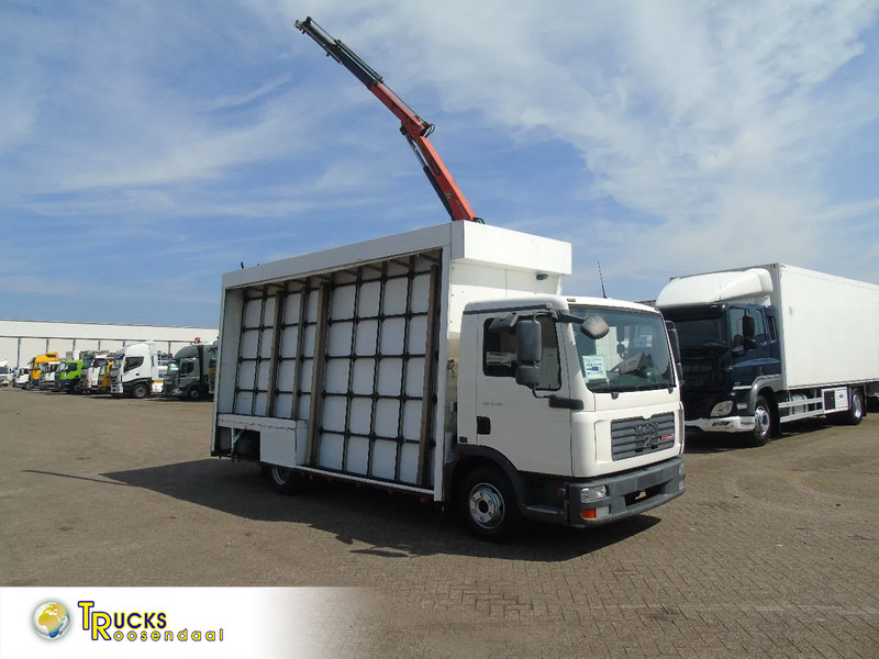 MAN TGL 8.180 + PALFINGER + GLASS TRUCK + MANUAL - Xe tải, Xe cẩu tự hành: hình 1 MAN TGL 8.180 + PALFINGER + GLASS TRUCK + MANUAL - Xe tải, Xe cẩu tự hành: hình 1