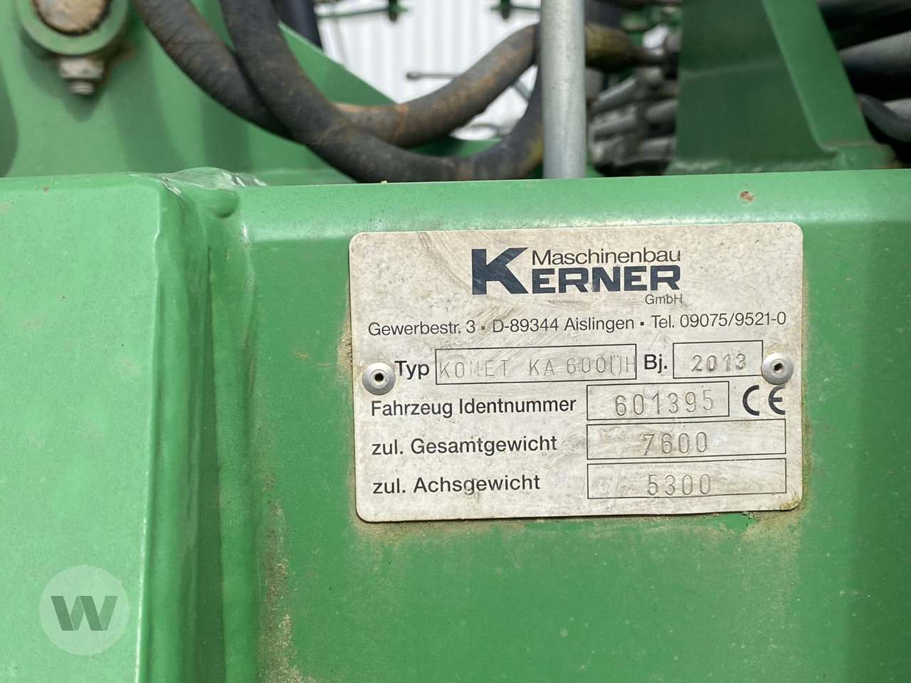 Kerner Komet KA 600 Üh - Máy trồng trọt: hình 1 Kerner Komet KA 600 Üh - Máy trồng trọt: hình 1