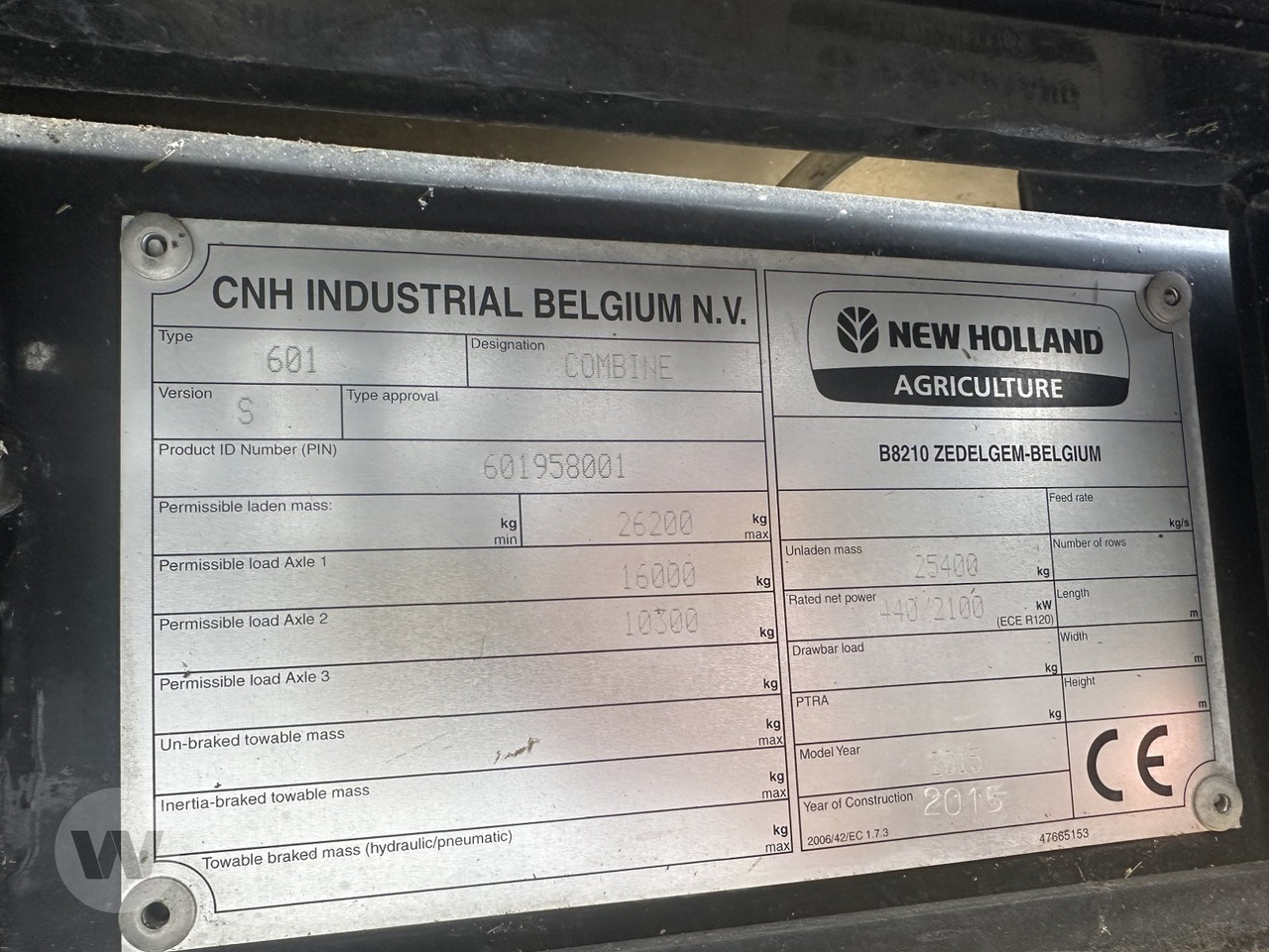 Máy gặt đập New Holland CR 10.90: hình 9 Máy gặt đập New Holland CR 10.90: hình 9