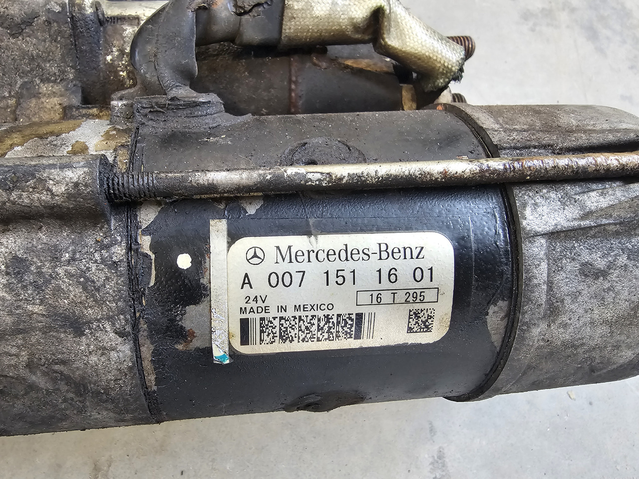MERCEDES-BENZ ATEGO MP4 EURO 6 / ENGINE STARTER / OM936 / A0071511601 - Bộ đề: hình 3 MERCEDES-BENZ ATEGO MP4 EURO 6 / ENGINE STARTER / OM936 / A0071511601 - Bộ đề: hình 3