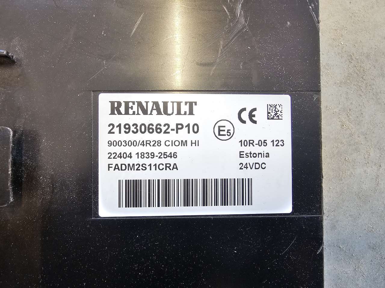 RENAULT RANGE T / CIOM HI CONTROL UNIT / 21930662 P10 - ECU: hình 4 RENAULT RANGE T / CIOM HI CONTROL UNIT / 21930662 P10 - ECU: hình 4