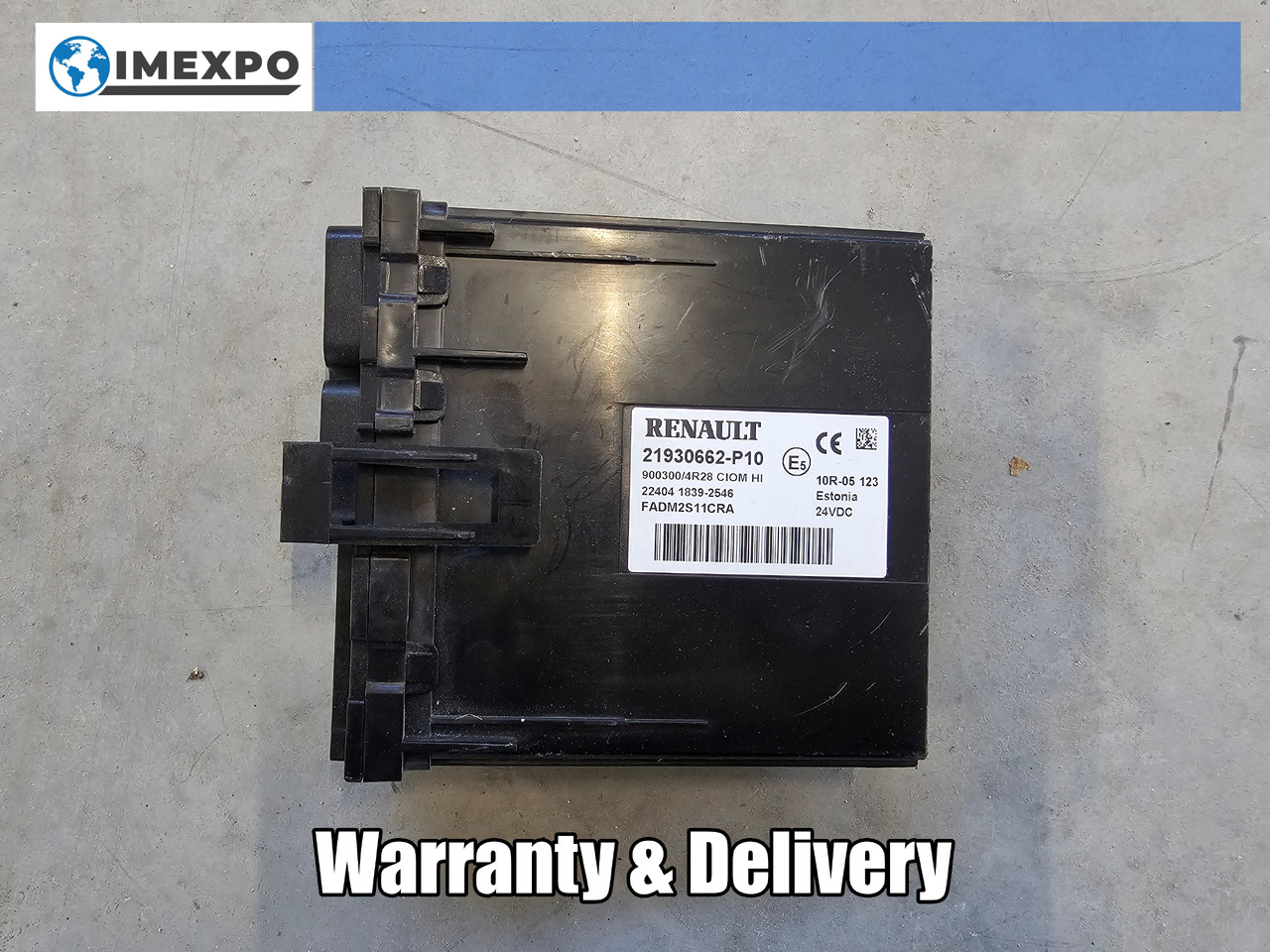 RENAULT RANGE T / CIOM HI CONTROL UNIT / 21930662 P10 - ECU: hình 1 RENAULT RANGE T / CIOM HI CONTROL UNIT / 21930662 P10 - ECU: hình 1