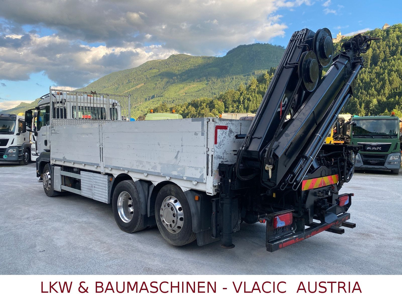 MAN 26.440 mit Kran HIAB 166 5XHydraulikauschub - Xe tải thùng lửng/ Phẳng, Xe cẩu tự hành: hình 5 MAN 26.440 mit Kran HIAB 166 5XHydraulikauschub - Xe tải thùng lửng/ Phẳng, Xe cẩu tự hành: hình 5