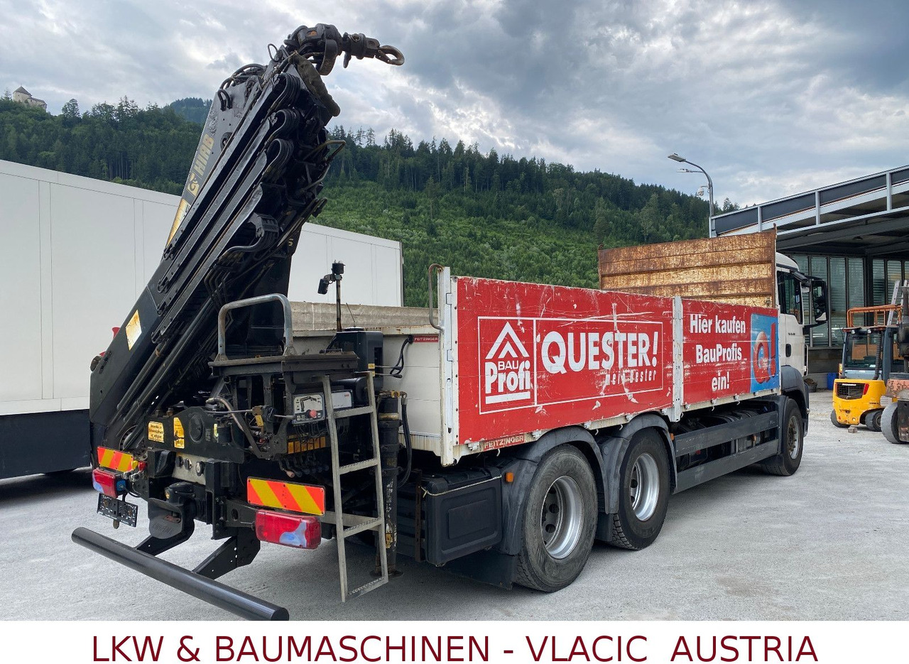 MAN TGS 26.400 6x4 mit Kran HIAB 166 - Xe tải thùng lửng/ Phẳng, Xe cẩu tự hành: hình 3 MAN TGS 26.400 6x4 mit Kran HIAB 166 - Xe tải thùng lửng/ Phẳng, Xe cẩu tự hành: hình 3
