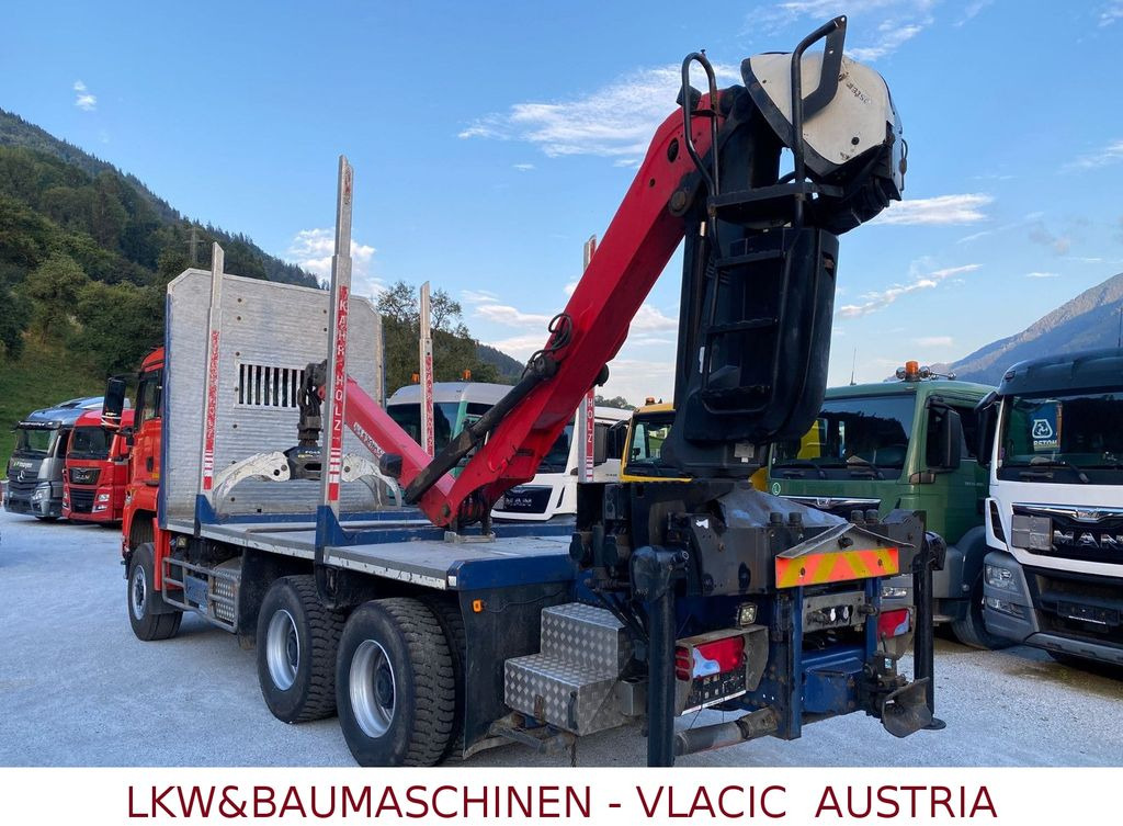 Xe chở gỗ, Xe cẩu tự hành MAN TGS Holztransporter mit Kran Palfinger MAN TGS 33.480 6x6Holztransporter mit Kran Palfinger: hình 12