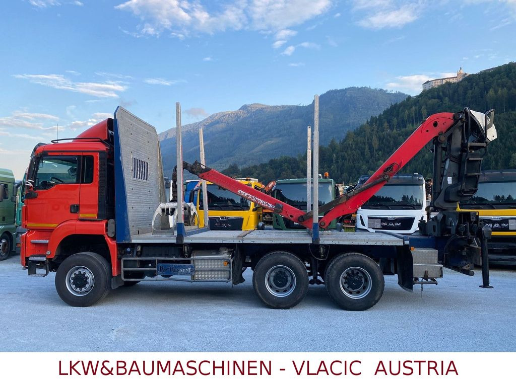 Xe chở gỗ, Xe cẩu tự hành MAN TGS Holztransporter mit Kran Palfinger MAN TGS 33.480 6x6Holztransporter mit Kran Palfinger: hình 14