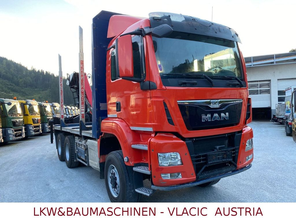 MAN TGS Holztransporter mit Kran Palfinger MAN TGS 33.480 6x6Holztransporter mit Kran Palfinger - Xe chở gỗ, Xe cẩu tự hành: hình 2 MAN TGS Holztransporter mit Kran Palfinger MAN TGS 33.480 6x6Holztransporter mit Kran Palfinger - Xe chở gỗ, Xe cẩu tự hành: hình 2