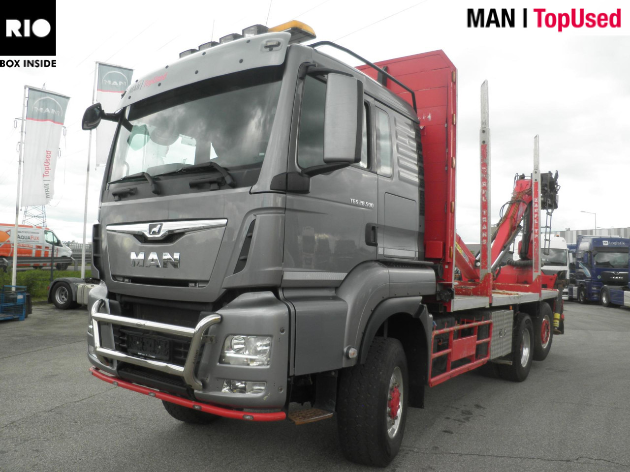 MAN TGS 28.500 6X4-4 BL - Xe chở gỗ: hình 1 MAN TGS 28.500 6X4-4 BL - Xe chở gỗ: hình 1