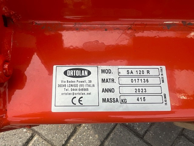 ORTOLAN SA 120 overtop miller - Thiết bị xới đất: hình 2 ORTOLAN SA 120 overtop miller - Thiết bị xới đất: hình 2