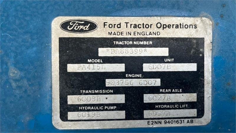 Máy cày Ford 7610 F II KUN 2724 timer: hình 23