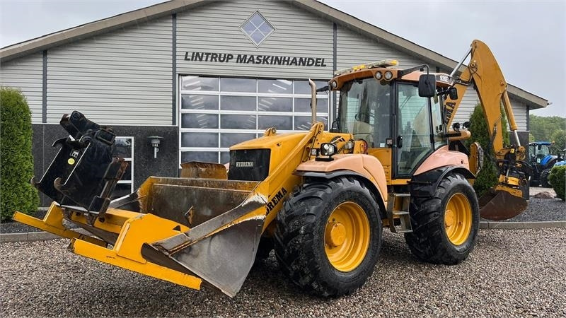 Hydrema 926E Med Encon Rotor-Tilt skifte i bag og brede dæ - Máy xúc trước múc sau: hình 1 Hydrema 926E Med Encon Rotor-Tilt skifte i bag og brede dæ - Máy xúc trước múc sau: hình 1