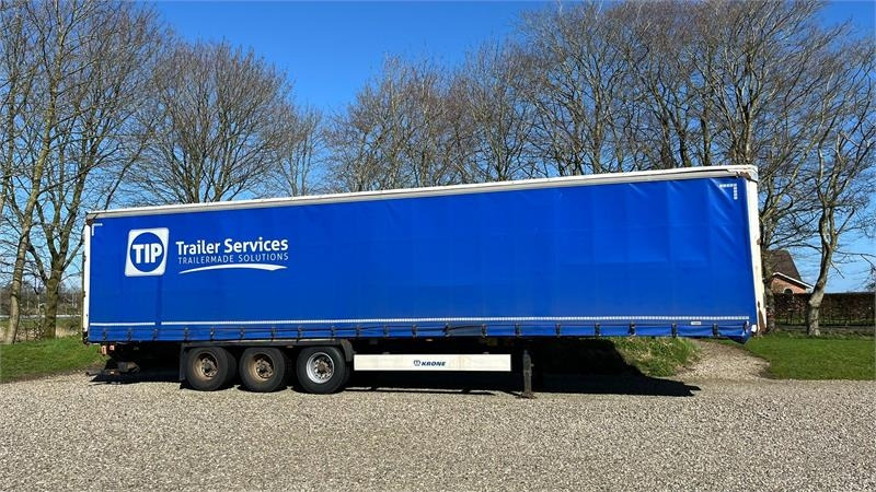 Krone Sættevogn med lift i bag SDP 27 eLB4-CS med lift i - Sơ mi rơ moóc mui bạt: hình 1 Krone Sættevogn med lift i bag SDP 27 eLB4-CS med lift i - Sơ mi rơ moóc mui bạt: hình 1
