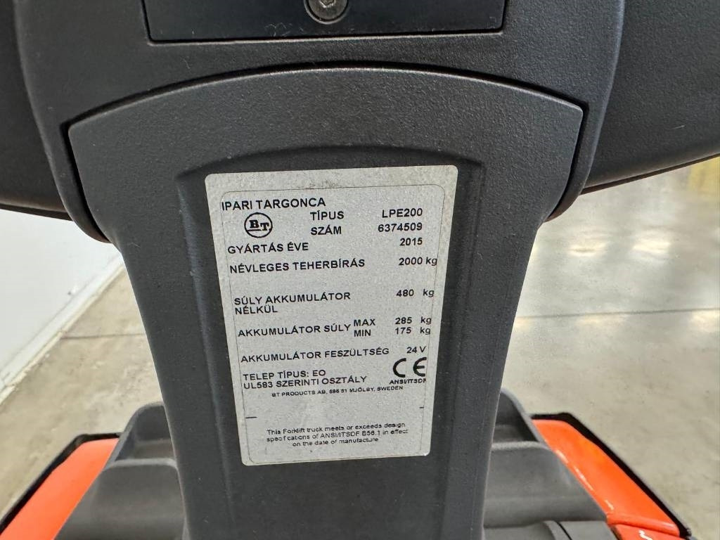 Toyota 10792 LPE 200 - Xe tải nâng pallet: hình 4 Toyota 10792 LPE 200 - Xe tải nâng pallet: hình 4