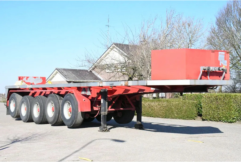 LUECK SPR75/5 5 achse BALLAST TRAILER 3x STEERAXLE!! - Sơ mi rơ moóc thùng lửng/ Phẳng: hình 1 LUECK SPR75/5 5 achse BALLAST TRAILER 3x STEERAXLE!! - Sơ mi rơ moóc thùng lửng/ Phẳng: hình 1