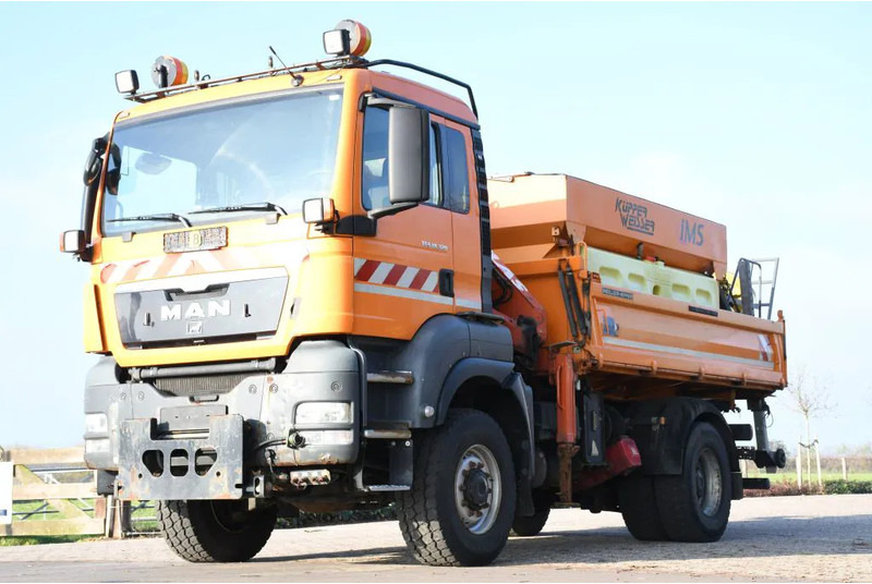 MAN TGS 18.320 4x4!! KRAN/!!!WINTERDIENST/DREISEITENKIPPER!!KOMMUNAL/KLIMA!! - Xe ben, Xe cẩu tự hành: hình 4 MAN TGS 18.320 4x4!! KRAN/!!!WINTERDIENST/DREISEITENKIPPER!!KOMMUNAL/KLIMA!! - Xe ben, Xe cẩu tự hành: hình 4