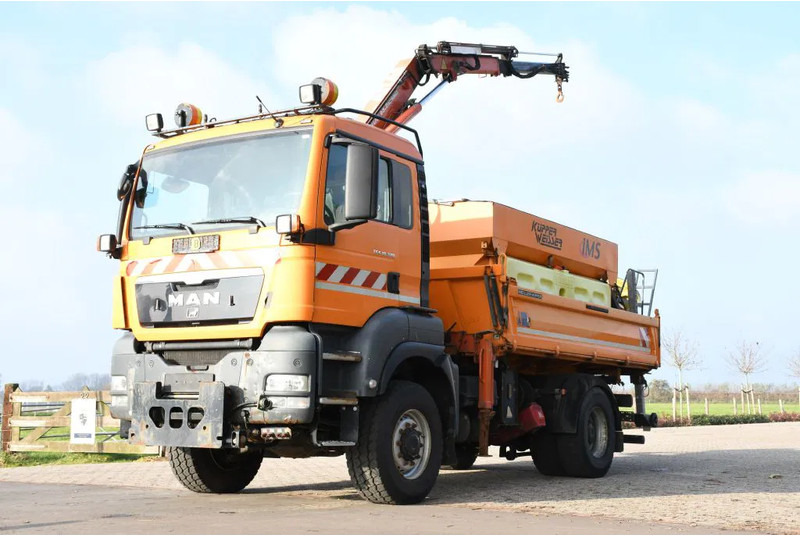 MAN TGS 18.320 4x4!! KRAN/!!!WINTERDIENST/DREISEITENKIPPER!!KOMMUNAL/KLIMA!! - Xe ben, Xe cẩu tự hành: hình 3 MAN TGS 18.320 4x4!! KRAN/!!!WINTERDIENST/DREISEITENKIPPER!!KOMMUNAL/KLIMA!! - Xe ben, Xe cẩu tự hành: hình 3