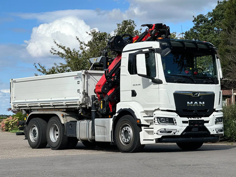 MAN TGS 26.430 2022!EURO6!! 6x2!! PALFINGER 23tm+JIB+LIER/WINCH!!DREISEITEN KIPPER/BORDMATIC!!9tkm - Xe ben, Xe cẩu tự hành: hình 2 MAN TGS 26.430 2022!EURO6!! 6x2!! PALFINGER 23tm+JIB+LIER/WINCH!!DREISEITEN KIPPER/BORDMATIC!!9tkm - Xe ben, Xe cẩu tự hành: hình 2